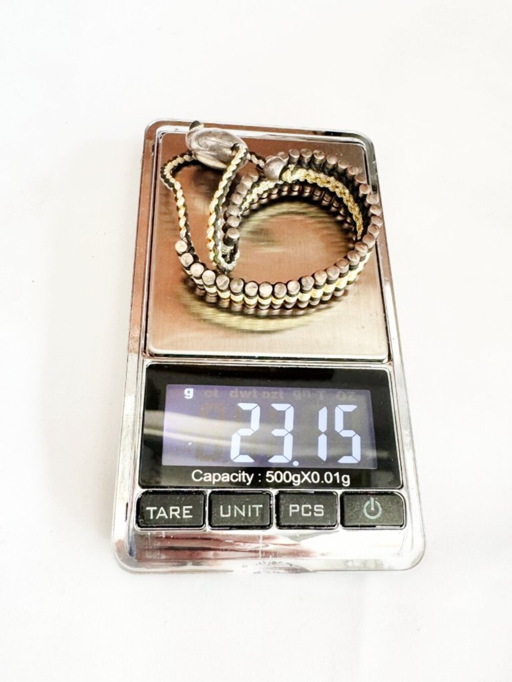 Links of London Sterling Silver Sweetie Woven Friendship Bracelet - Black Gold - Picture 5 of 5
